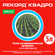 РЕКОРД КВАДРО, ТН®новинка   Новий чотирикомпонентний протруйник контактно-системної дії для захисту зернових колосових культур від широкого спектру хвороб та шкідників.
