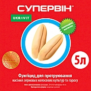 СУПЕРВІН, КС®    Універсальний контактно-системний фунгіцидний протруйник для захисту насіння зернових та зернобобових культур від широкого спектру збудників хвороб.